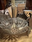 Antique Cincinnati Art Deco Slip Shade Chandelier WITH SHADES!  EXTRA SHADE! — photo 10
