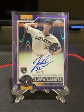 Jacob Misiorowski Chrome 2026 Purple Refractor /75 Auto
