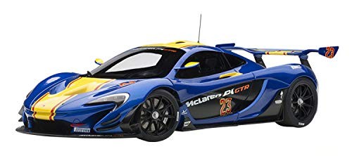 McLaren P1 GTR 1:18 AUTOart ミニカー 1/18 AUTOart McLaren P1 GTR (Metallic Blue with Yellow