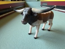Terra by Battat Longhorn Steer Figure Farm Rodeo Ranch Bull Cow Toy Figurine