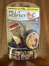 PILL PERFECT Universal Pill Cutter Accurate Cut Every Time As Seen On TV