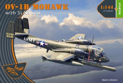 OV-1B Mohawk ''With SLAR unit'' (Plastic model kit) 1/144 Clear Prop 144009