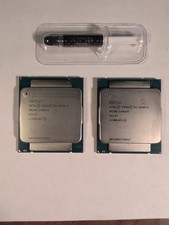 Matched pair Intel Xeon E5-2630 V3 2.40GHZ 8-Core 20MB LGA 2011-3 SR206