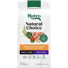 Nutro Natural Choice Adult Small Bites Dry Dog Food, Chicken  Brown Rice Recipe