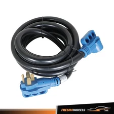 50 Amp 15 Feet RV Power Extension Cord NEMA 14-50P /14-50R with LED Indicator