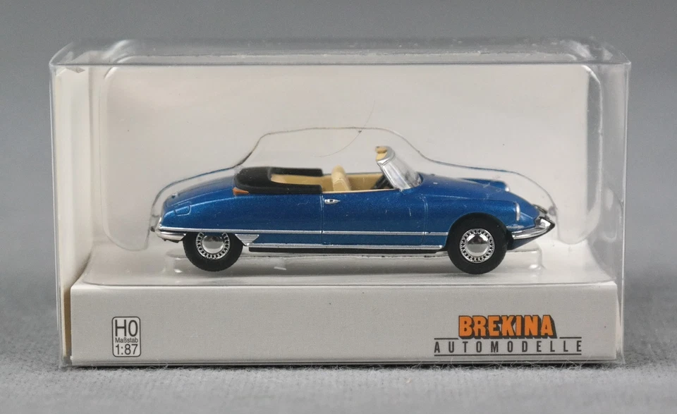 BREKINA 14235 H0,1:87 Citroen DS Cabrio, blau-metallic, 1963 - NEUHEIT 2025!
