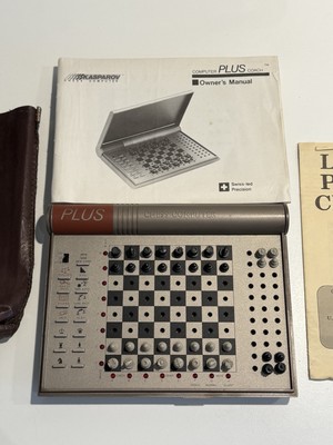 Kasparov Chess Computer Plus Coach Game By Saitek 1978 Boxed With