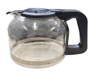 BUNN 10-Cup Glass Coffee Carafe Replacement Pot Decanter Black Handle Spout