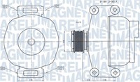 Magneti Marelli Lichtmaschine Generator Lima 063731489010 14V FüR Mercedes W202