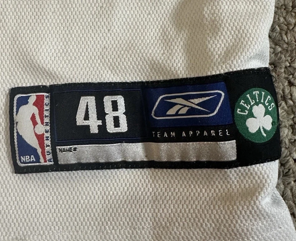 Camiseta deportiva de baloncesto vintage de la NBA Reebok Paul Pierce #34 de los Boston Celtics talla 48 Foto 3 de 4