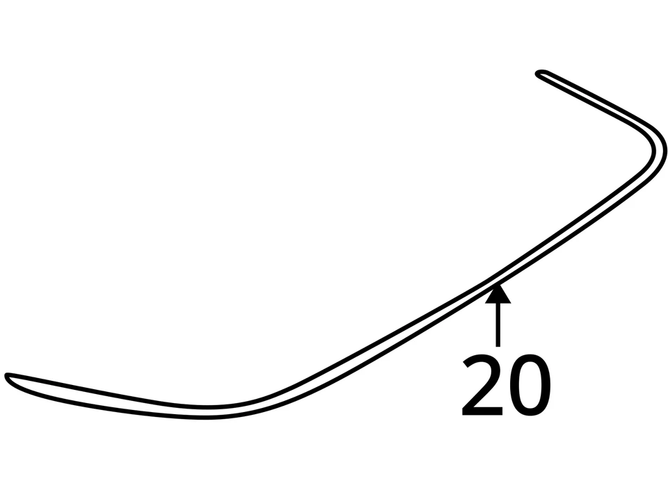 SE ADAPTA A PONTIAC BONNEVILLE MOLDURA ASM RR BPR FASCIA 2000-2001 25649496 - NUEVO OEM Foto 3 de 3