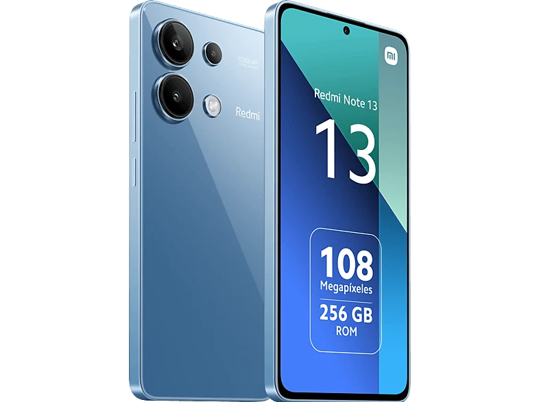 Móvil - Xiaomi Redmi Note 13, Azul, 256 GB, 8GB RAM, 6.67" AMOLED FHD+ - Imagen 2 de 4