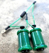 1.25" 8-32 Tattoo Parts Coils 8 Wrap Green washers Mirror Millennial Candy Green