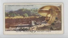 1937 Churchman's Treasure Trove Tobacco Royal Treasures of Ancient Crete #25 a8x