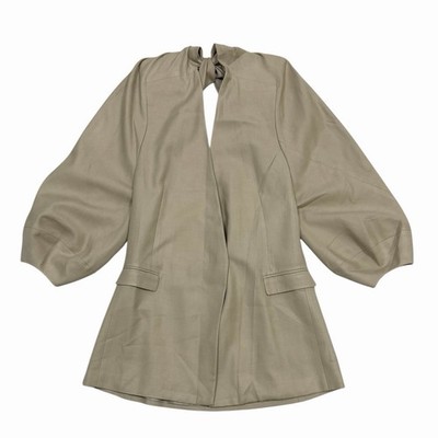 Bianca Spender Blazer NEW Sz M AU 12 / US 8 Silk Stone Crepe Curtain Call Jacket