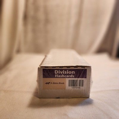 New Division Flashcards A Beka Book In Shrink Wrap From Manufacturer 