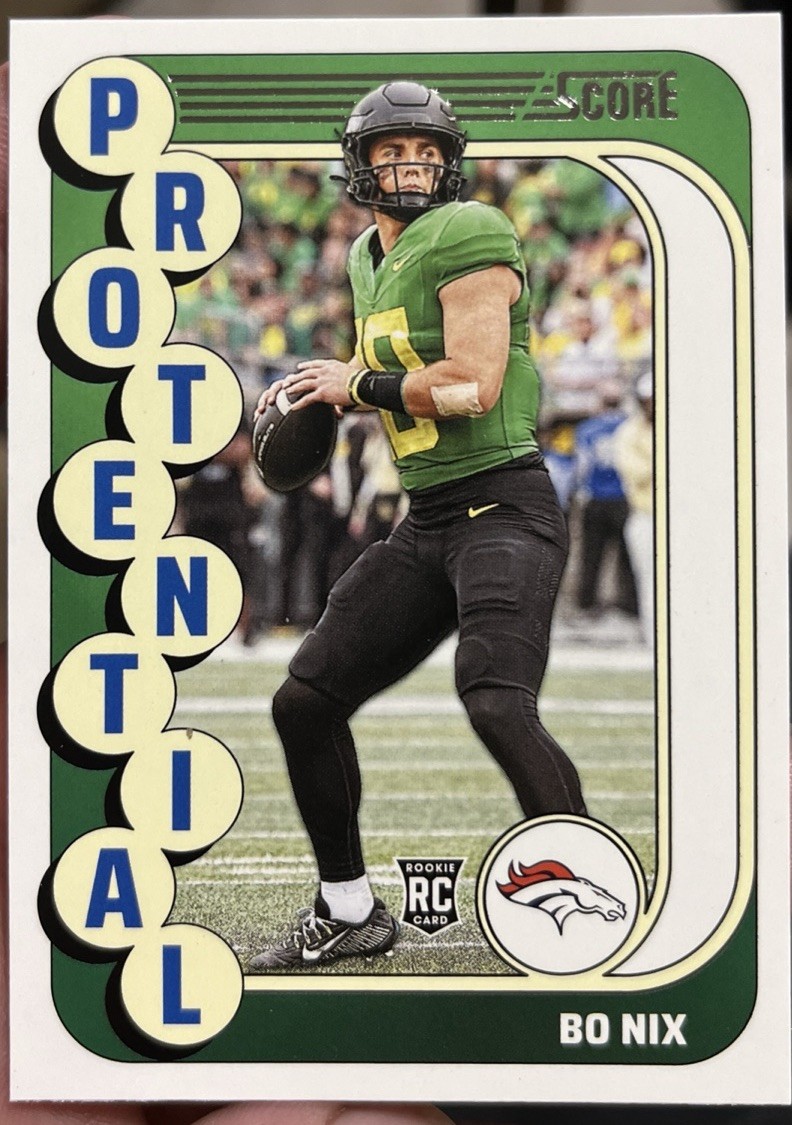 2024 Score - Protential Bo Nix #11 (RC)