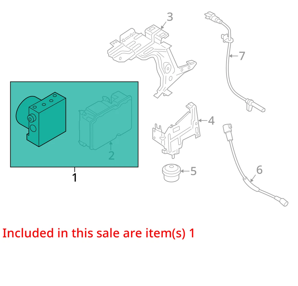 Módulo de control de bomba ABS Ford Transit-250 2015-2019 RS1KP Foto 3 de 4