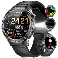 EF7 Smart Watch for Men(Answer/Make Call), 100+ Sports Modes Fitness Watch, 1...