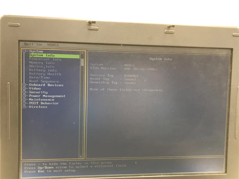 Dell Inspiron B120 Intel Celeron M 15" Laptop -BOOTS BIOS- MZ - Image 2 of 4