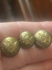 Three Civil War Infantry Cuff Buttons Two Different Mfg. — photo 1