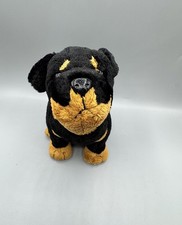 Ganz Webkinz Rottweiler HM183 Plush Dog Stuffed Animal 8" Toy No Code