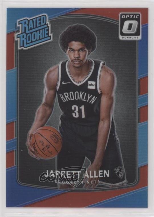 2017 Panini Donruss Optic Rated Rookie Red Prizm 53/99 Jarrett Allen #179 15ej