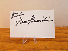 BOSTON CELTICS GENE GUARILLIA AUTOGRAPH INDEX CARD { NO COA }