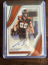 2023 Panini Immaculate Collection Collegiate - Signature Moves Luke Musgrave...