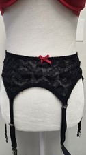 1950s Vintage Black Garter Belt
