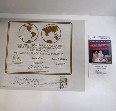 Stuart Roosa Apollo 14 Astronaut Signed FDC JSA