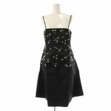 Ganni F7828 Nylon Mini Dress Cami 34 Black Multicolor ES Used 9fae5258a7f415d16c