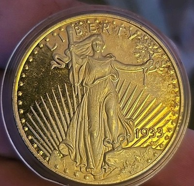 アプリコットsovキナリ 1933 Liberty Standing Walking 20 Dollar Coin Copy United States