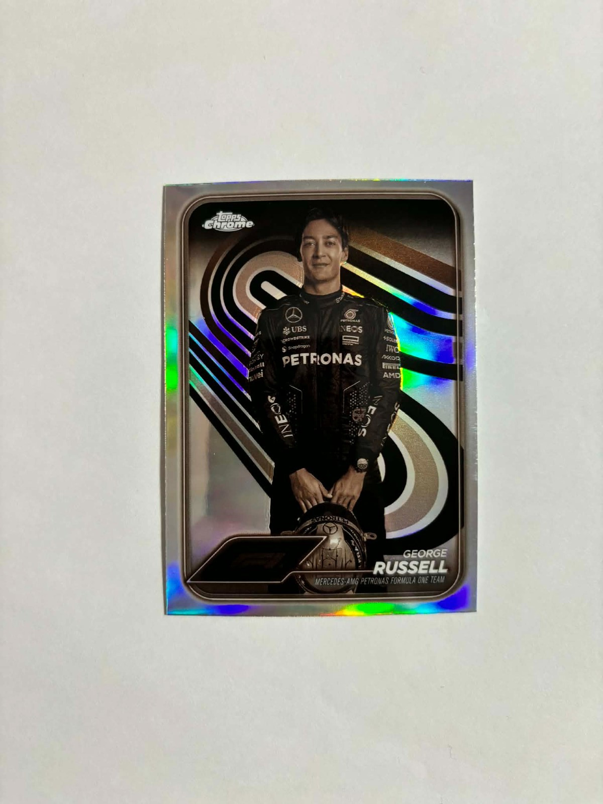 2024 Topps Chrome Formula 1 F1 George Russell Sepia Portrait #5
