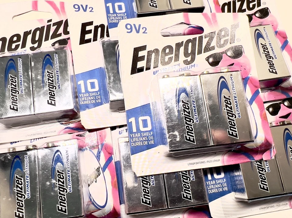 NEW! Energizer Ultimate Lithium 9v 9 Volt Battery 2 Count EXP-12-2033 - Image 4 of 4