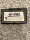 Final Fantasy V 5 Advance Version (Nintendo Gameboy Advance, 2006) Tested/Plays