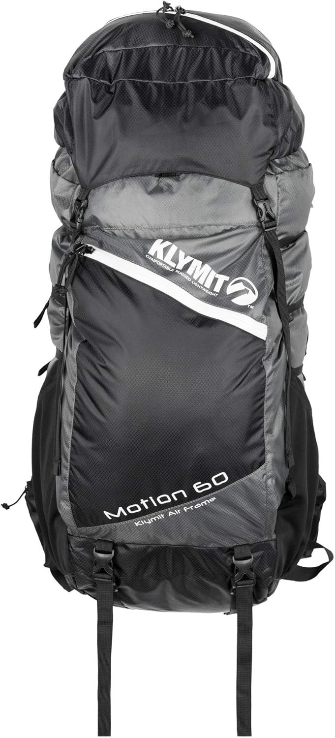 Klymit Motion 60 Backpack Gray w/ Sleeping Bag & Pillow &ndash; New No Tags