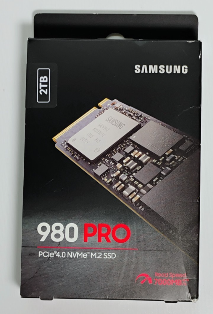 Samsung 980 PRO, 2TB, Internal, M.2 2280 (MZ-V8P2TOB/AM) Solid