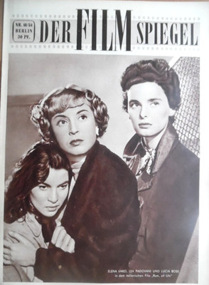 FILMSPIEGEL 18 - 1954 Elena Varzi Lea Padovani Lucia Bose Maria Schell DEFA DDR