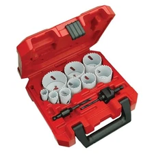 Milwaukee 49-22-4025 13 Piece General Purpose Ice Hardened Hole Saw Kit