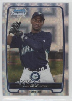 2012 Bowman Chrome Prospects Retail X-Fractor Jamal Austin #BCP146 e5r
