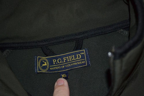 36544 P.G. Field Masters Of Countrywear Softshell Jacket Green Size XL Mens - Picture 8 of 8