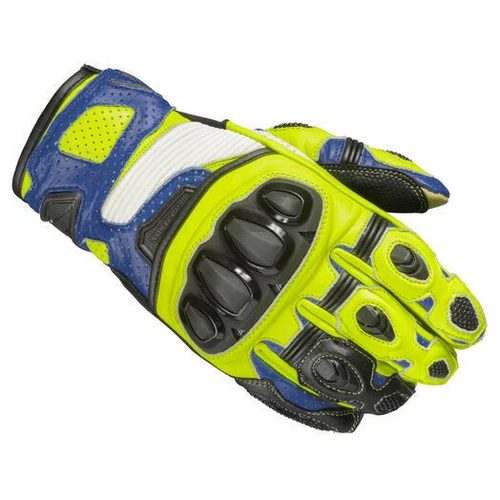 Blue/Hi-Viz Cortech Sector Pro ST Gloves - 2XL