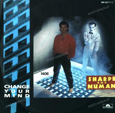 Sharpe And Numan - Change Your Mind 7in 1985 (VG/VG) .