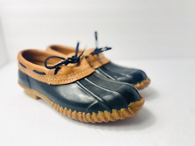 Sporto Pamela Duck Shoes Waterproof Weather Loafer Bootie Navy