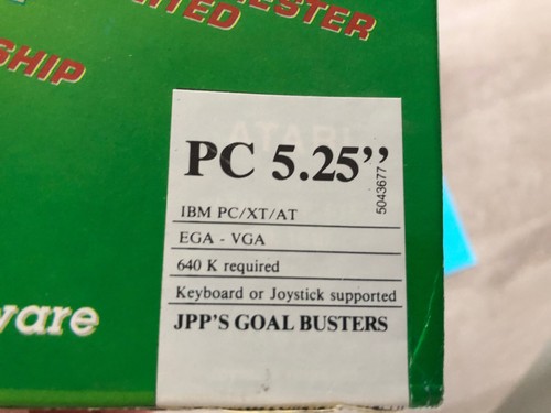 Compil Jpp Papin goal busters football kick off 2 PC FR big box disquettes 5.25 - Imagen 3 de 3