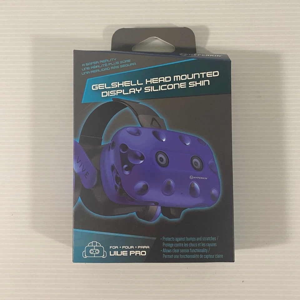 Hyperkin Gelshell Head Mounted Display Silicon Skin For VIVE PRO Blue - Image 2 of 4