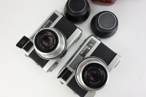 2x WERRA 2 negro Zeiss Tessar 50 mm f2,8 + bolsa jb155 - Imagen 6 de 11