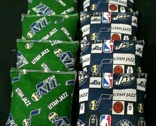 UTAH JAZZ MENS BASKETBALL Cornhole Bean Bags 8 ACA Regulation CORNHOLE BAGS