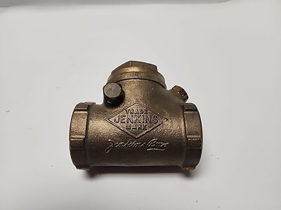 N.O.S. Jenkins Bros. H72 T Swing Check Valve 1-1/2'' 125 S 250 OWG with Bleeder